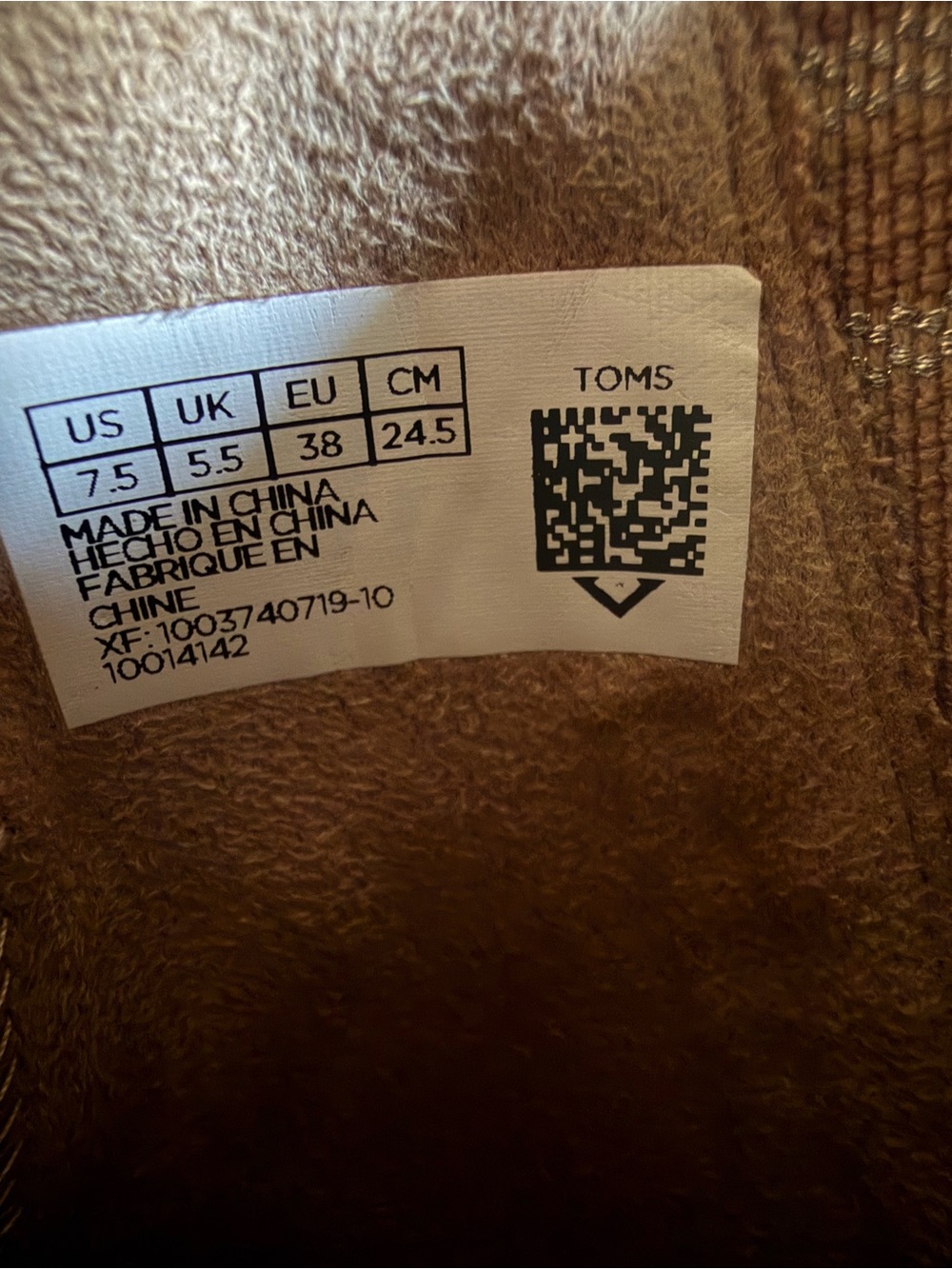 TOMS Cleo Desert Tan Suede Chelsea Boots Sz 7.5 Water Resistant NWOB - Picture 13 of 16